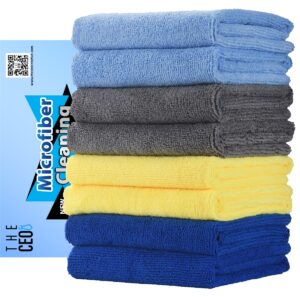 Multipurpose Microfiber Cleaning Cloth - 8 Pack