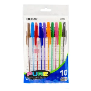 10 Pure Neon Color Stick Pen