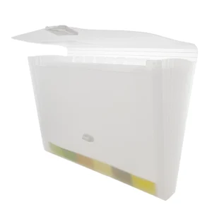 Expanding File Letter Size Translucent Poly 13-Pocket