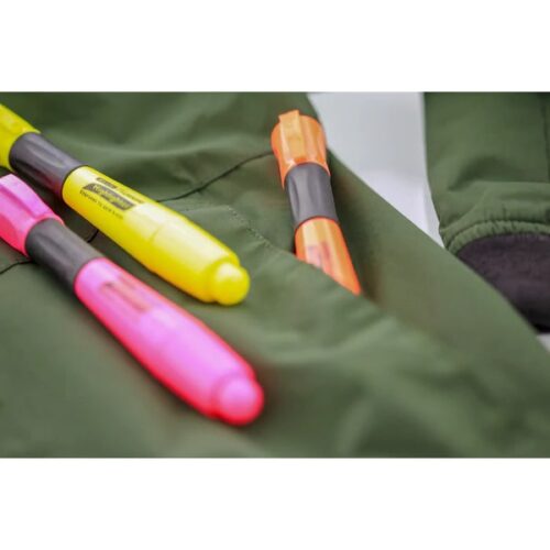 Desk Style Fluorescent Highlighters w/ Cushion Grip (3/Pack)