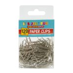 120pc Paper Clips- 1.2"- Silver