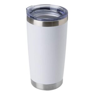 20 Ounce Blank Insulation Vacuum Sealed Tumbler White