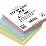 100 Ct. 3X 3 Pastel Stick On Notes (4/Shrink) – Sticky Notes