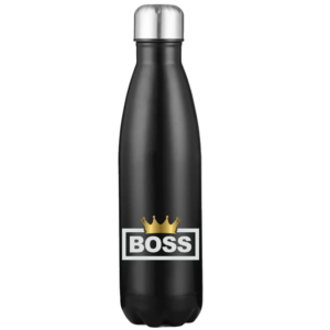 Boss Crown 17oz Stainless Steel Water Bottle