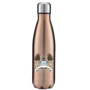 CEO Lion Crest 17oz Stainless Steel Water Bottle