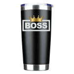 Boss Crown 20oz Insulated Vacuum Sealed Tumbler