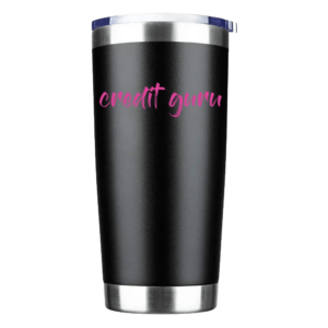 Credit Guru 20oz Insulated Vacuum Sealed Tumbler