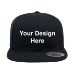 Embroidery Customizable Flat Bill Hat