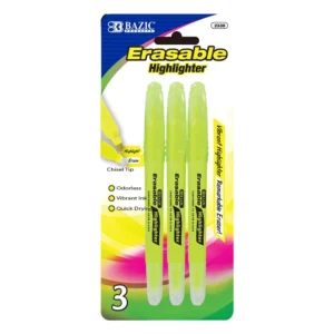 Erasable Highlighter Yellow (3/Pack)