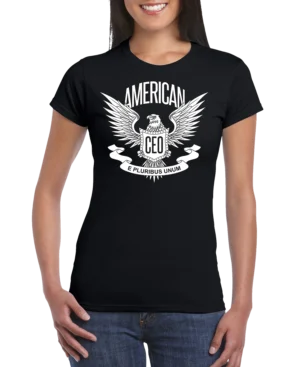 American CEO Patriotic Eagle Women's T-Shirt