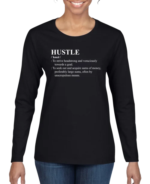 HUSTLE Definition Women's Long Sleeve Shirt