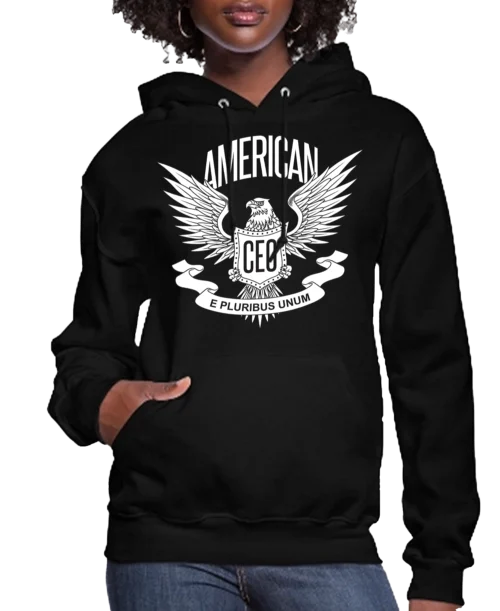 American CEO Patriotic Eagle Women’s Hoodie