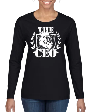 The CEO Lion Women's Long Sleeve Shirt