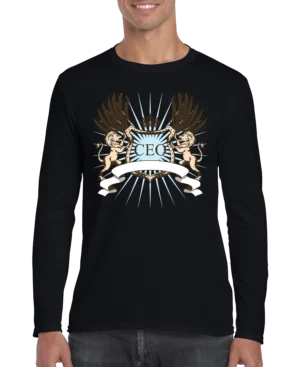 CEO Lion Crest Men's Long Sleeve Shirt