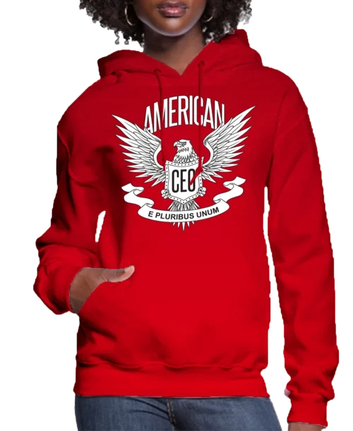 American CEO Patriotic Eagle Women’s Hoodie