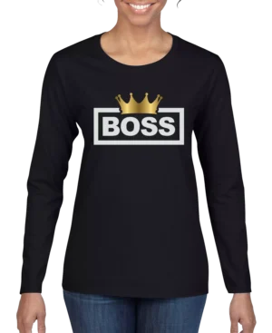 Boss Crown Women's Long Sleeve Shirt