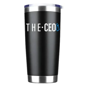 The CEO 20oz Insulated Vacuum Sealed Tumbler