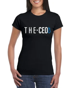 The CEO Women’s Slim Fit Short Sleeve T-Shirt