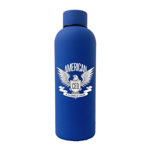 American CEO Patriotic Eagle 17oz Rubber Bottle