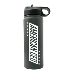 10 Star American CEO 20oz Sport Water Bottle