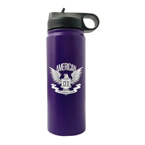 American CEO Patriotic Eagle 20oz Sport Water Bottle