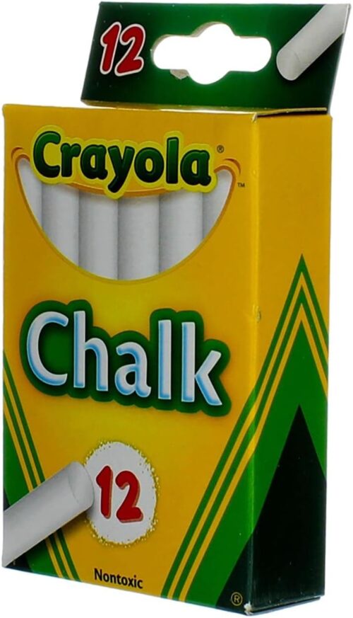 12 ct Crayola White Chalk