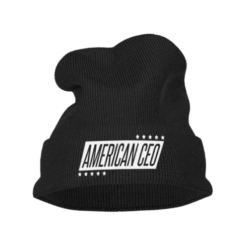 Ten Star American CEO Embroidered Beanie Hat