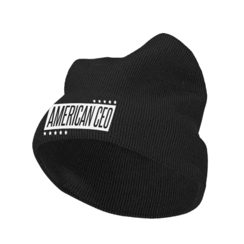 Ten Star American CEO Embroidered Beanie Hat