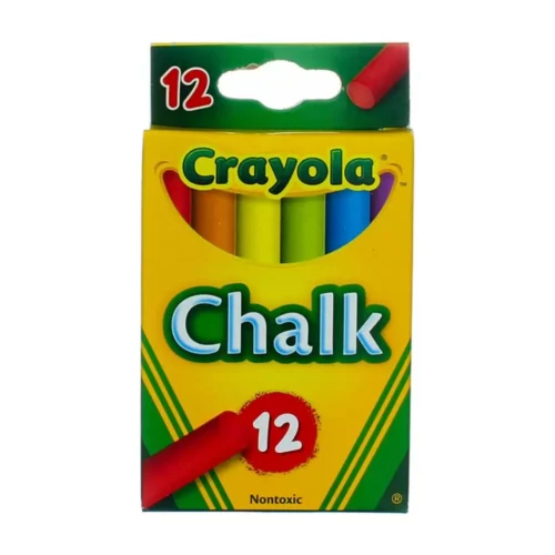 12 Crayola Color Chalk Stick Assorted Color