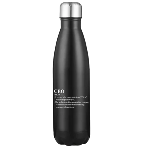 CEO Definition 17oz Stainless Steel Water Bottle