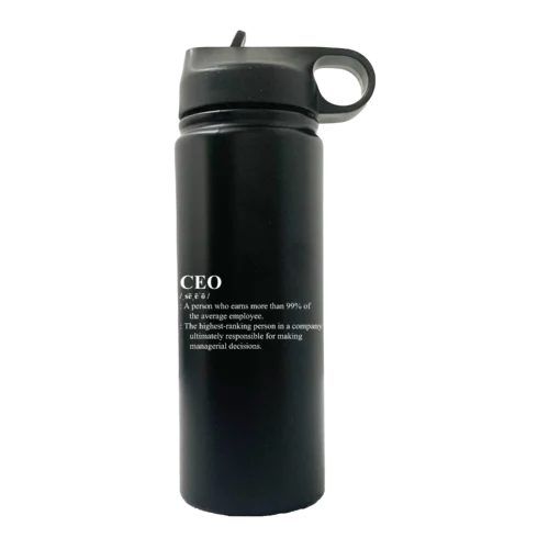 CEO Definition 20oz Sport Water Bottle