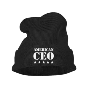 Five Star American CEO Embroidered Beanie Hat