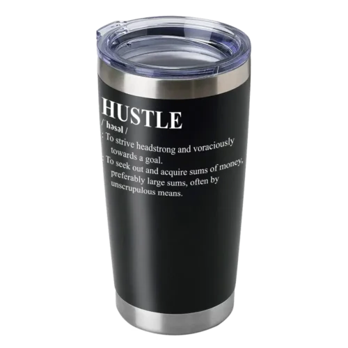 HUSTLE Definition 20oz Insulated Vacuum Sealed Tumbler