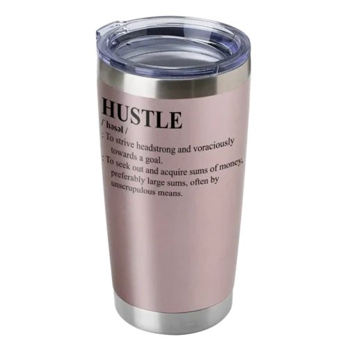 HUSTLE Definition 20oz Insulated Vacuum Sealed Tumbler