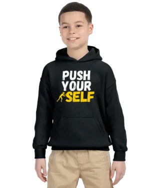 Push Your Self Unisex Youth Hoodie