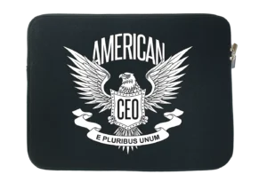 American CEO Eagle Water Resistant Laptop Sleeve With Side Pocket – 15 Inch