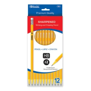 Yellow Pencil #2 Premium Pre-Sharpened (12/Pack)