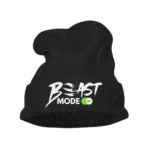 Beast Mode On Embroidered Beanie Hat