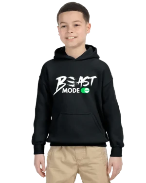 Beast Mode On Unisex Youth Hoodie