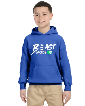 Beast Mode On Unisex Youth Hoodie