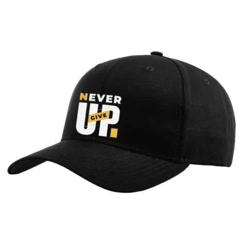 Never Give Up Embroidered Hat