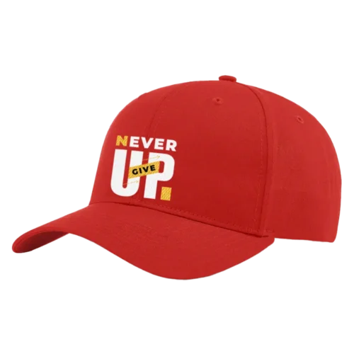 Never Give Up Embroidered Hat