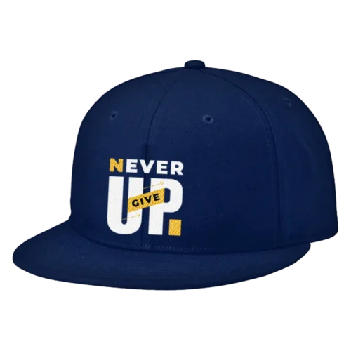 Never Give Up Embroidered Hat