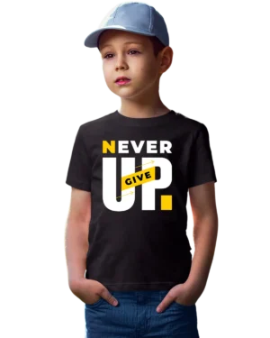 Never Give Up Unisex Youth T-Shirt