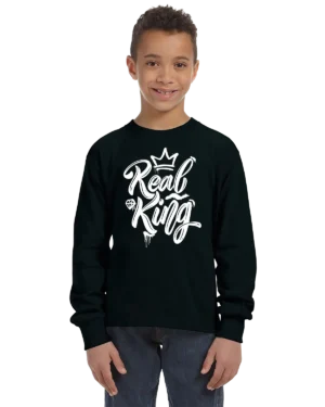 Real King Unisex Youth Long Sleeve Shirt