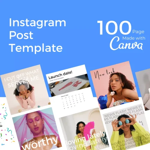 Downloadable Instagram Post 100 Templates