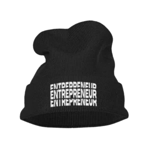 Entrepreneur Embroidered Beanie Hat