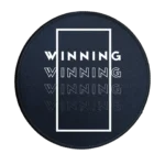 Winning Premium Round Mouse Pad With Stitched Edges