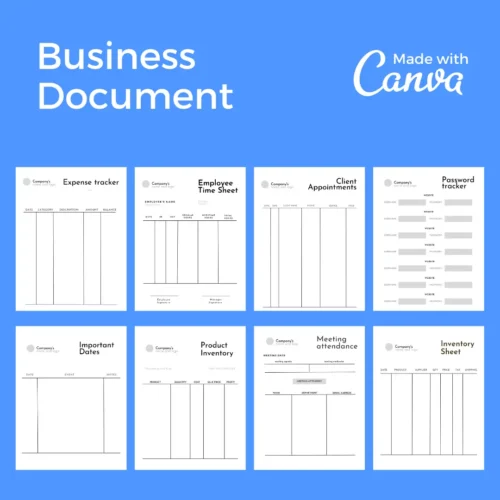 Downloadable Small Business 30 Pages Bundle