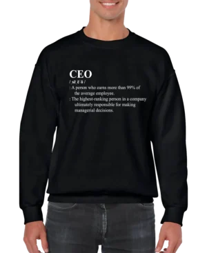 CEO Definition Men’s Sweatshirt